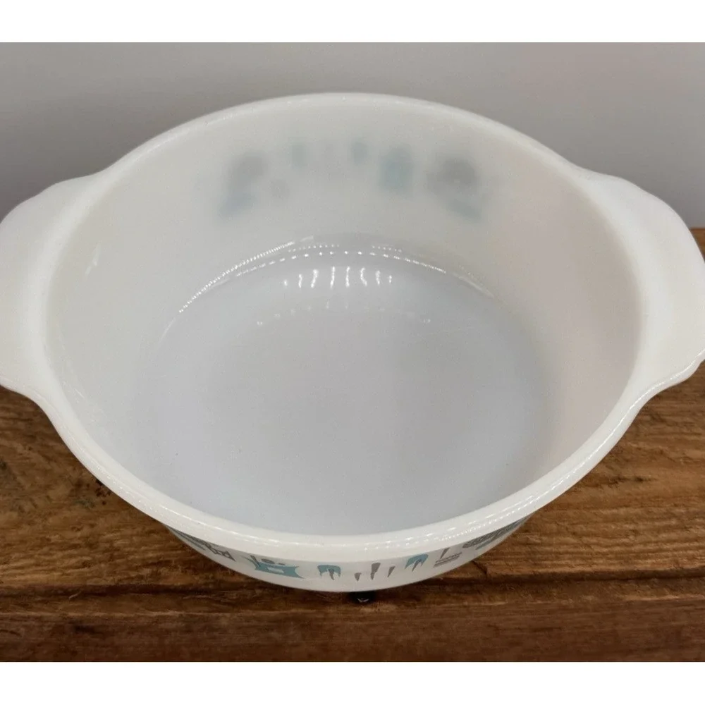 Mid Century Fire King  Blue Heaven 7